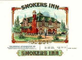 Smokers Inn- cigar box label