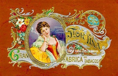 Rosa Rica- cigar box label