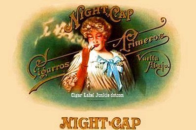 Night Cap- cigar box label