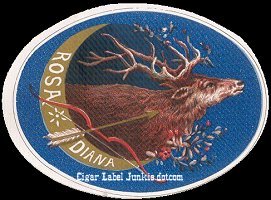 Rosa Diana- cigar box label