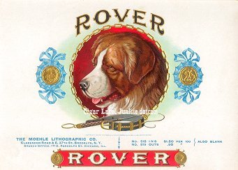 Rover- cigar box label