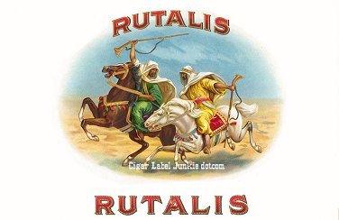Rutalis cigar box label