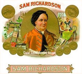 Sam Richardson cigar box label