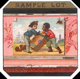 Sample Lot- cigar box label