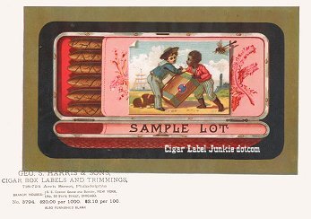 Sample Lot-cigar box label