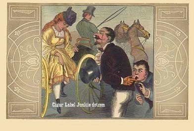 Sneek- cigar box label