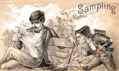 Sampling-cigar box label
