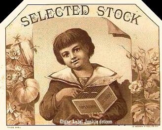 Selected Stock cigar label