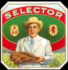 Selector outer cigar label