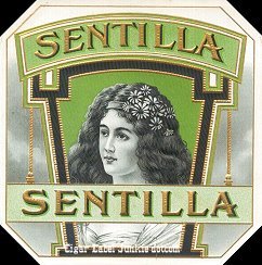 Sentilla outer cigar label