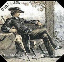 Our Parson- cigar box label