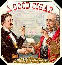 Good Cigar- cigar box label