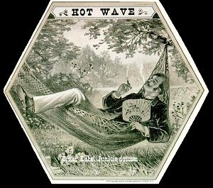 Hot Wave- cigar box label