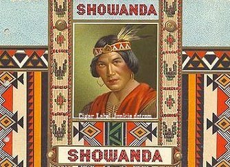 Showanda cigar box label