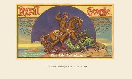 Royal George- cigar box label