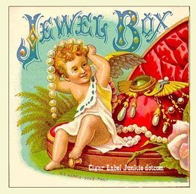 Jewel Box- cigar box label