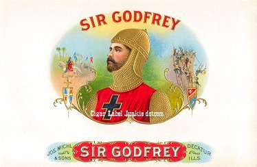 Sir Godfrey inner cigar label