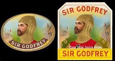 Sir Godfrey outer cigar box label