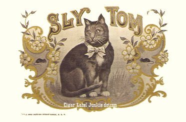 Sly Tom- cigar box label