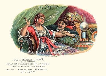 It's Capital- cigar box label