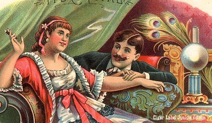 It's Capital- cigar box label