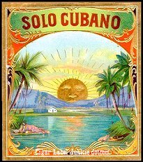Solo Cubano cigar label