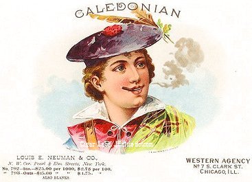Caledonian- cigar box label
