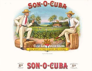 Son Of Cuba cigar box label