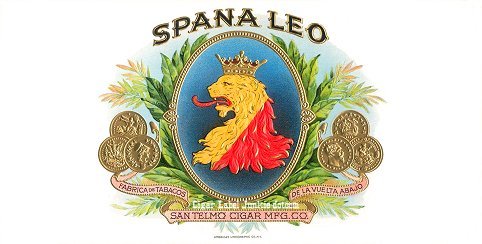 Spana Leo inner cigar label