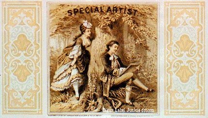Special Artist cigar box label