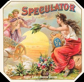 Speculator- cigar box label