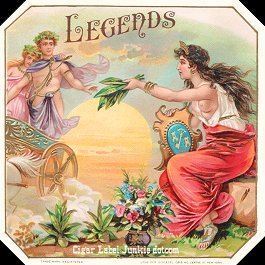 Legends- cigar box label