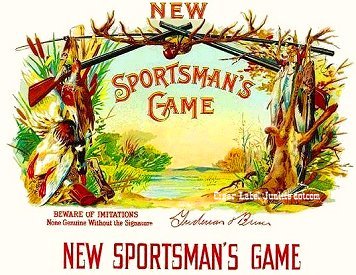 Sports Game- cigar box label