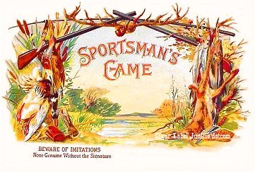 Sports Game-cigar box label