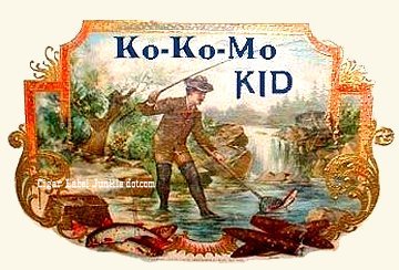 KoKoMo Kid- cigar box label