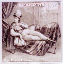 Star Love 2- cigar box label