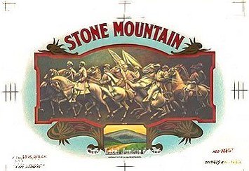 Stone Mtn cigar box label