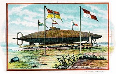 UT Submarine cigar box label