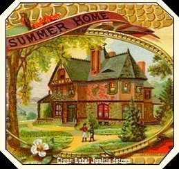 Summer Home- cigar box label