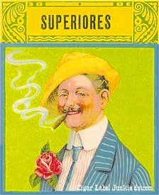 Superiores cigar label