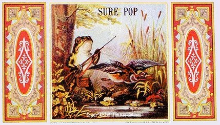 Sure Pop- cigar box label
