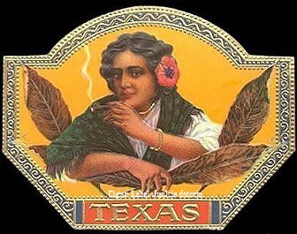Texas Patent- cigar box label