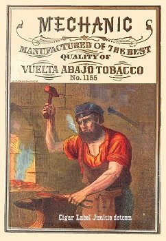 Mechanic- cigar box label