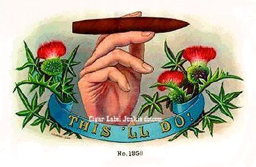 This Will Do cigar box label