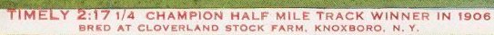 Timely Cigar- cigar box label
