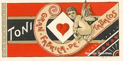Toni-cigar box label