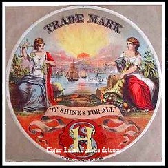Trademark cigar box label