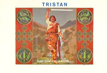 Tristan cigar box label