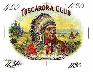 Tuscarora Club_proof cigar label