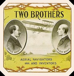 Wright Brothers cigar box label